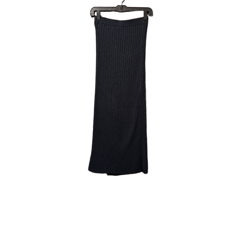 Free People Black Ribbed Sweater Better Days Midi Skirt Size M - Picture 4 of 4
